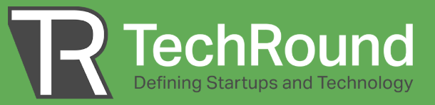 Tech Round Advertising Banner on Green Background