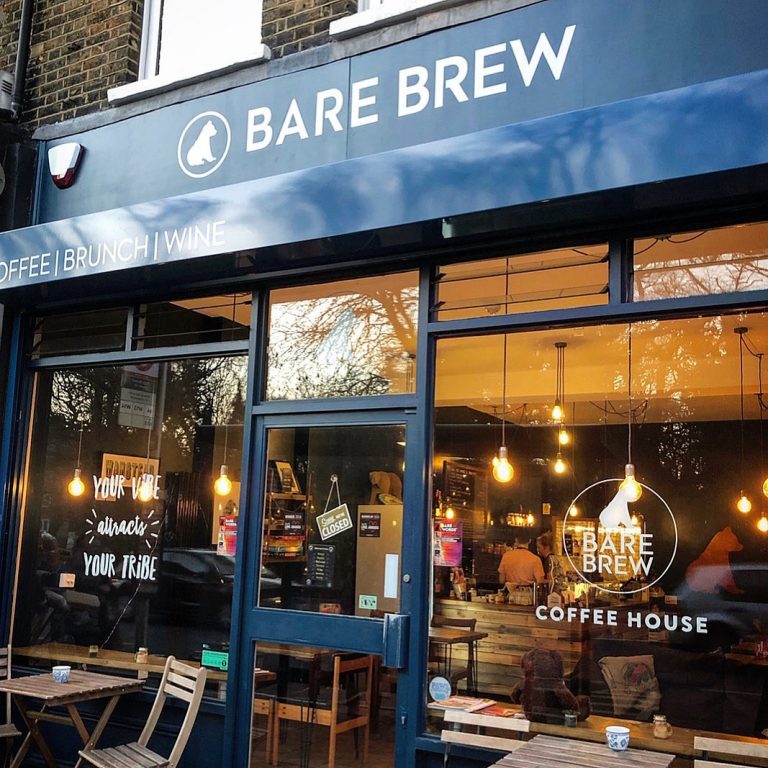 Outside View of the Bare Brew Bar and Restaurant