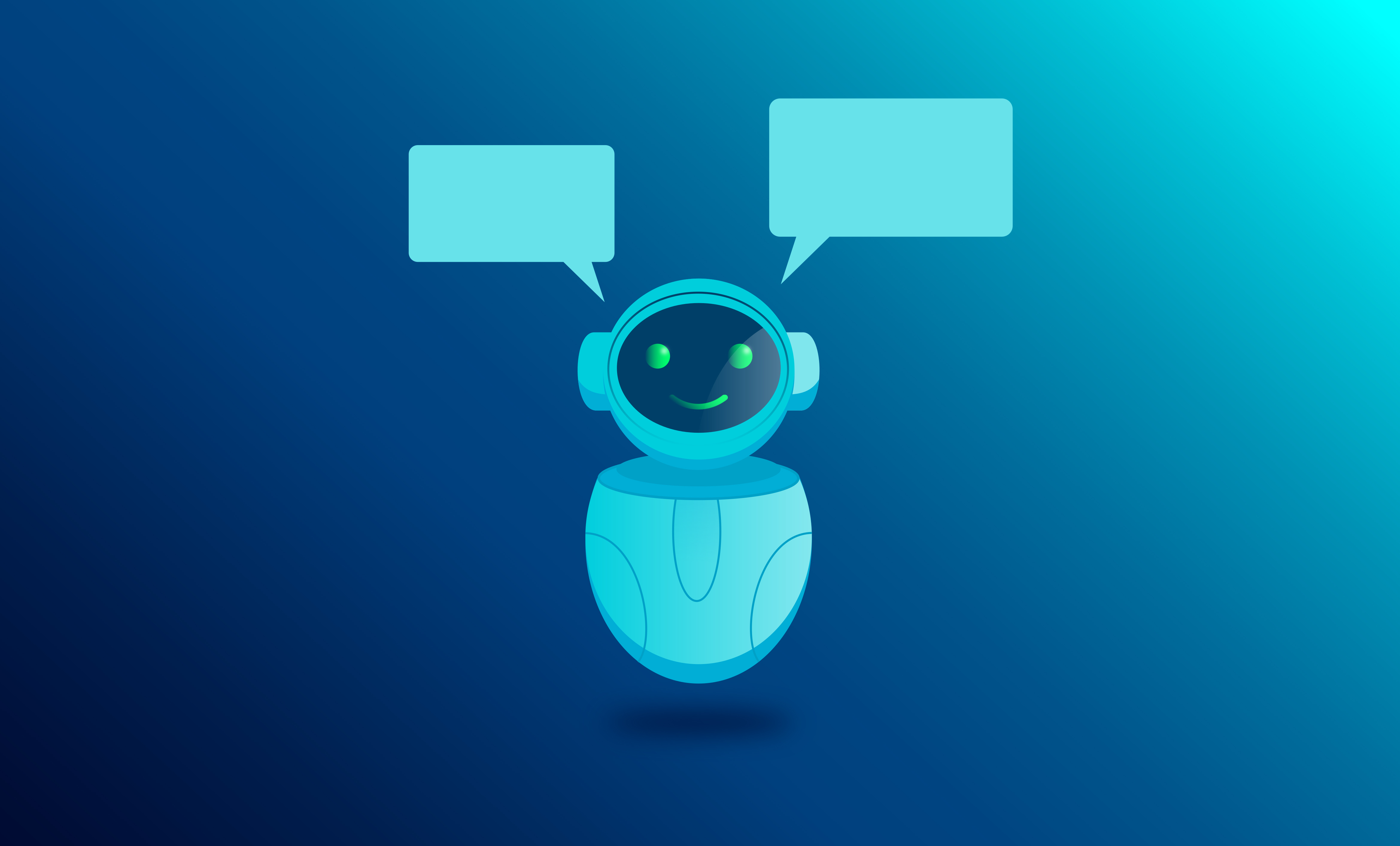 Simple Robot - Personal Assistant - Chatbot - With Speech Balloo